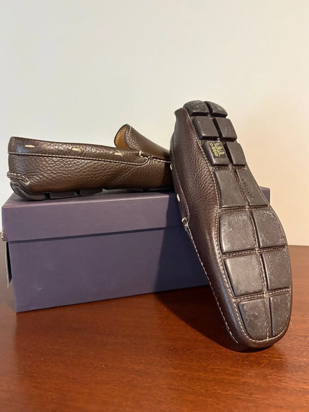 Prada deconstructed loafers
